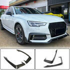 Audi A4 B9 2015-2024 Fog light trims V2 (for S-Line Sedan 2015-2019, Carbon) photo 1