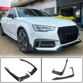 Fog light trims V2 (for S-Line Sedan 2015-2019, Carbon) photo 1