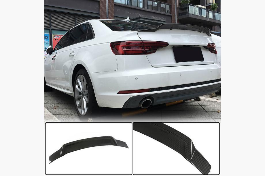Audi A4 B9 2015-2024 V2 Spoiler (for Sedan, Carbon) Photo 1