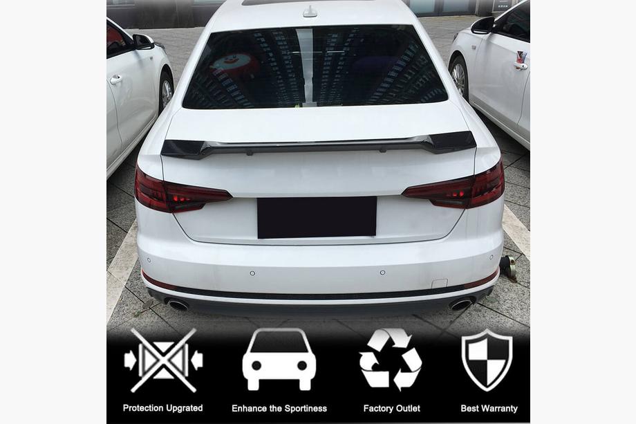 Audi A4 B9 2015-2024 V2 Spoiler (for Sedan, Carbon) Photo 3