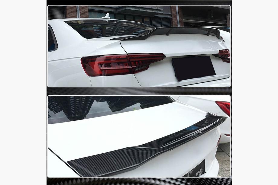 Audi A4 B9 2015-2024 V2 Spoiler (for Sedan, Carbon) Photo 4