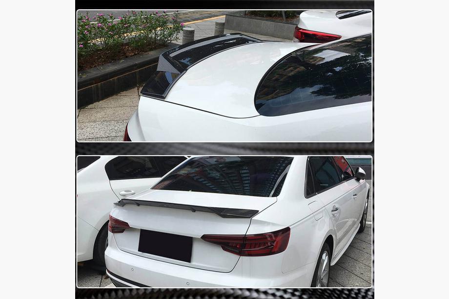 Audi A4 B9 2015-2024 V2 Spoiler (for Sedan, Carbon) Photo 5