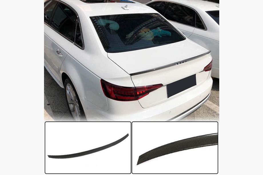 Audi A4 B9 2015-2024 V7 Spoiler (for Sedan, Carbon) Image