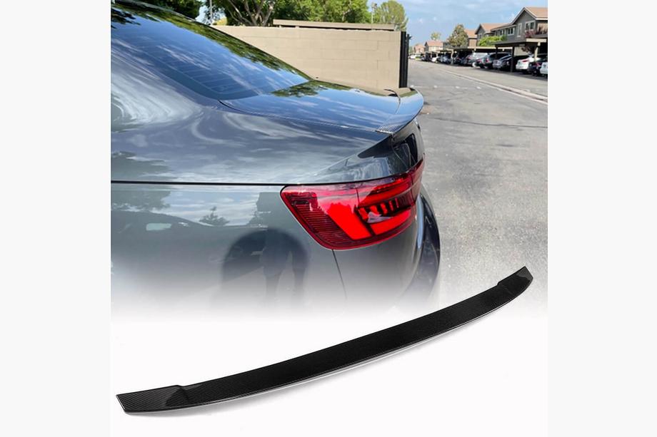 Audi A4 B9 2015-2024 V5 Spoiler (for Sedan, Carbon) Image