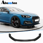 Audi A5 2016-2025 Front Bumper Lip V2 (for S-Line 2016-2020, Carbon) photo 1