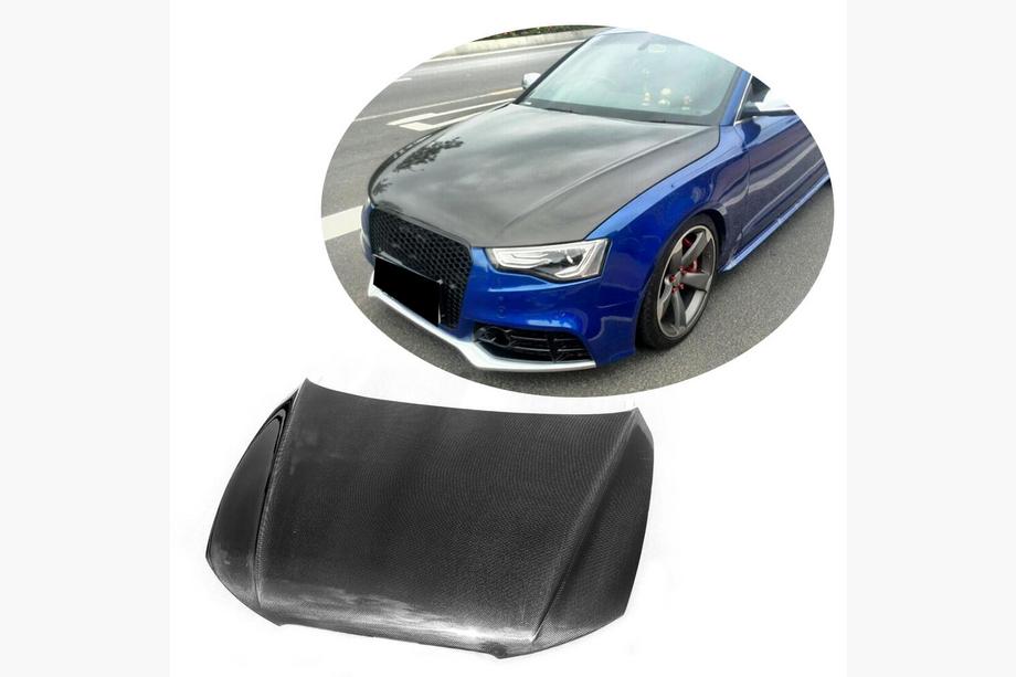 Audi A5 2007-2015 Engine Hood (2012-2015, Carbon) Image