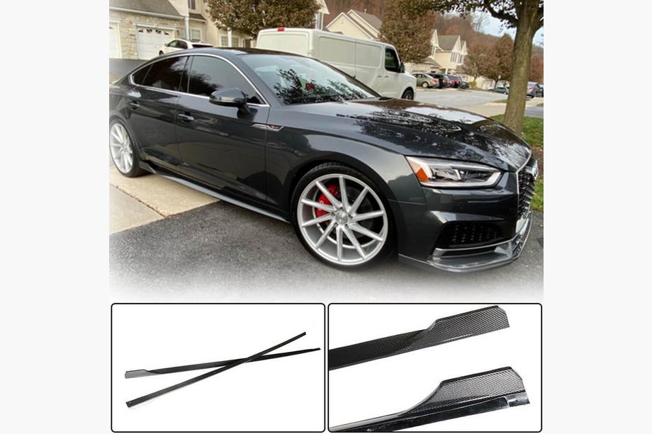 Audi A5 2016-2025 Side Skirts 2016-2020 V2 (for Sportback, Carbon) Photo 2