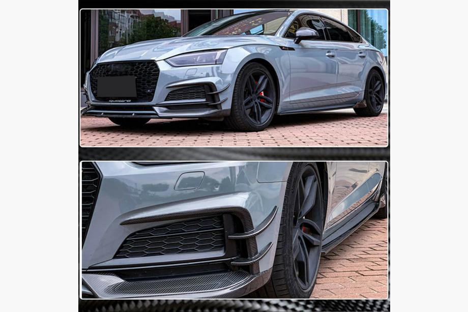 Audi A5 2016-2025 Side Skirts 2016-2020 V2 (for Sportback, Carbon) Photo 5