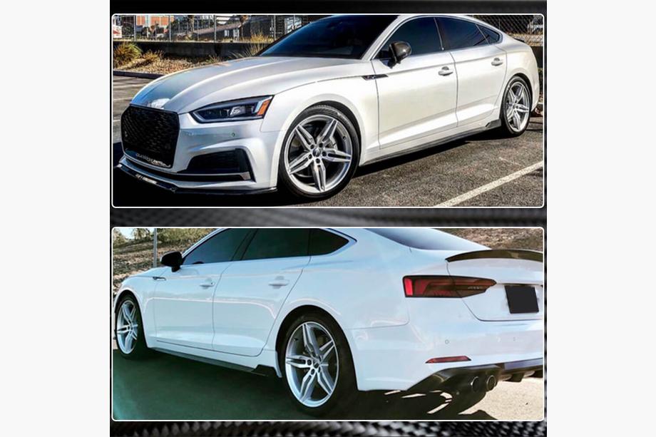 Audi A5 2016-2025 Side Skirts 2016-2020 V2 (for Sportback, Carbon) Photo 6