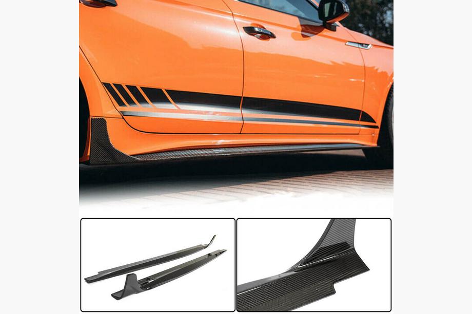 Audi A5 2016-2025 Side Skirts 2021-2025 V1 (for Sportback, Carbon) Image