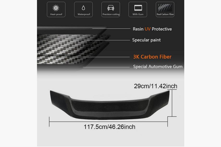 Audi A6 C6 2004-2011 Spoiler V1 (Carbon) Photo 5