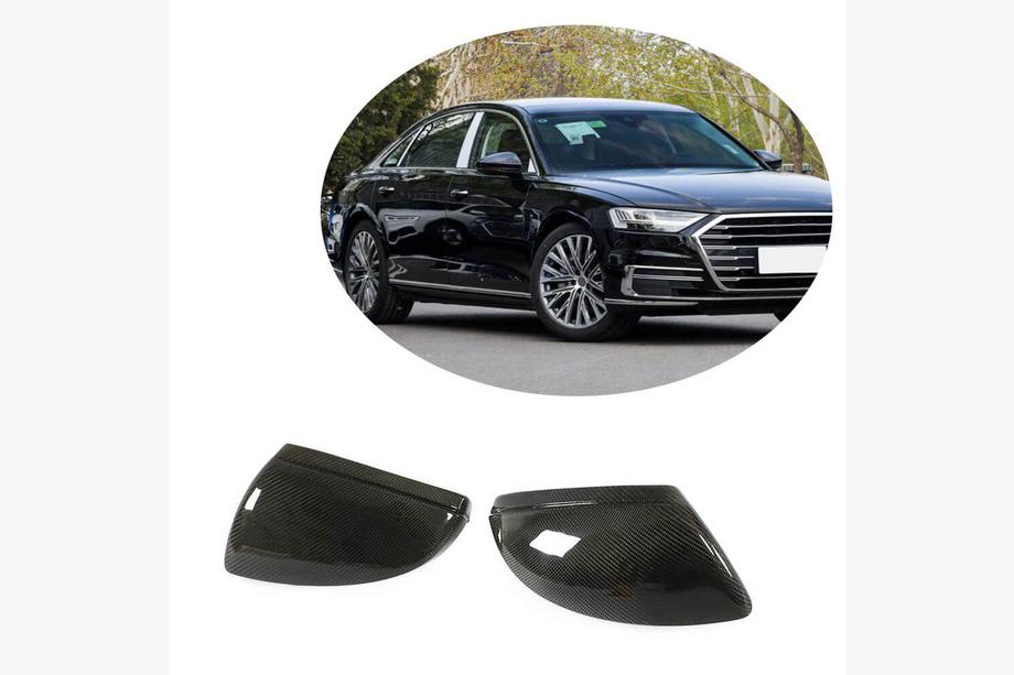 Audi A6 C8 2018–2025 Mirror Covers V1 (Carbon) Photo 1