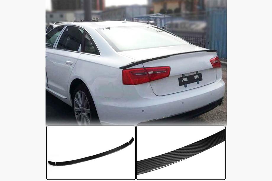 Audi A6 C7 2011-2017 Spoiler Lip V4 (Carbon) Image