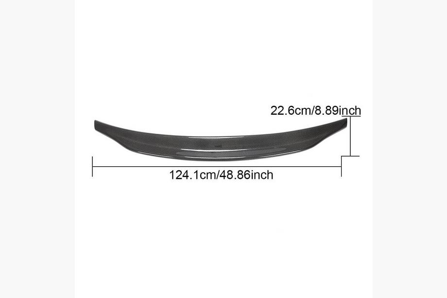 Audi A6 C8 2018–2025 V4 Spoiler (for Sedan, Carbon) Photo 5