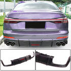 Audi A6 C8 2018–2025 Rear Bumper Diffuser (for Base Sedan 2018-2023, Carbon) photo 1