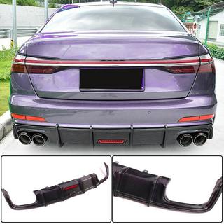 Rear Bumper Diffuser (for Base Sedan 2018-2023, Carbon) photo 1