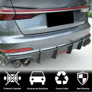 Rear Bumper Diffuser (for Base Sedan 2018-2023, Carbon) photo 2