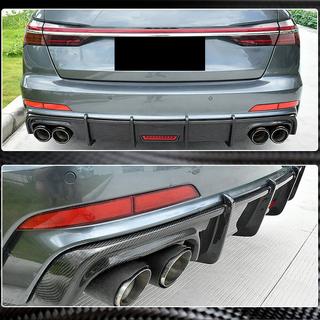 Rear Bumper Diffuser (for Base Sedan 2018-2023, Carbon) photo 3
