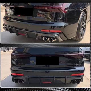 Rear Bumper Diffuser (for Base Sedan 2018-2023, Carbon) photo 4