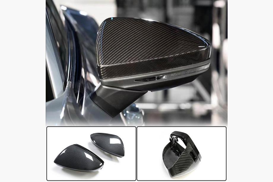 Audi A6 C8 2018–2025 Mirror Covers V3 (Carbon) Image