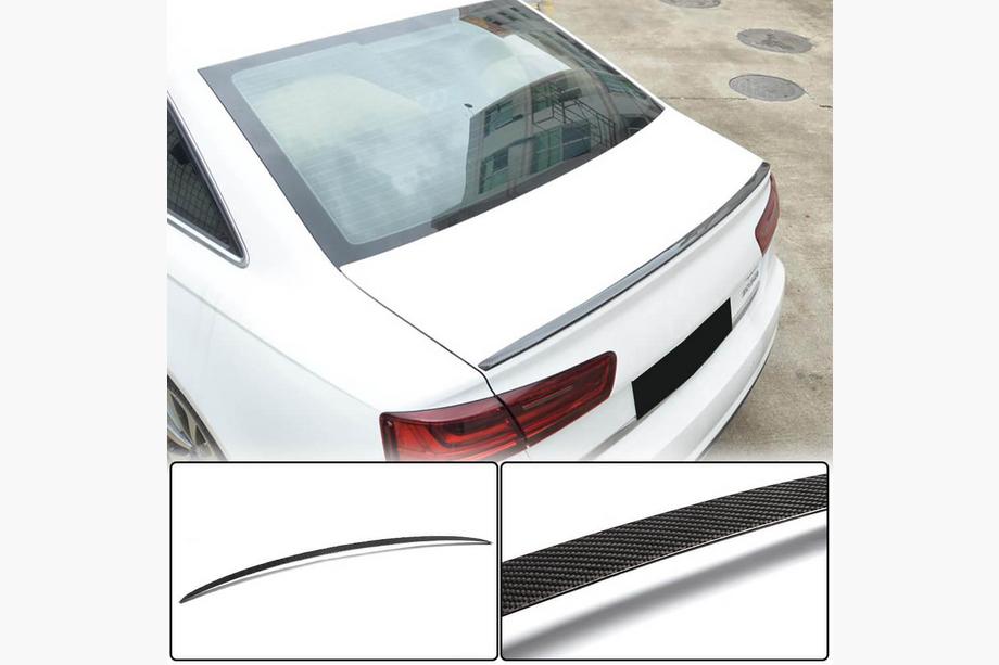 Audi A6 C7 2011-2017 Spoiler Lip V3 (Carbon) Image