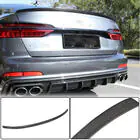 Audi A6 C8 2018–2025 Rear Spoiler V3 (for Sedan, Carbon) photo 1