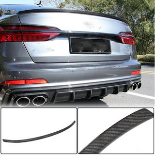 Rear Spoiler V3 (for Sedan, Carbon) photo 1