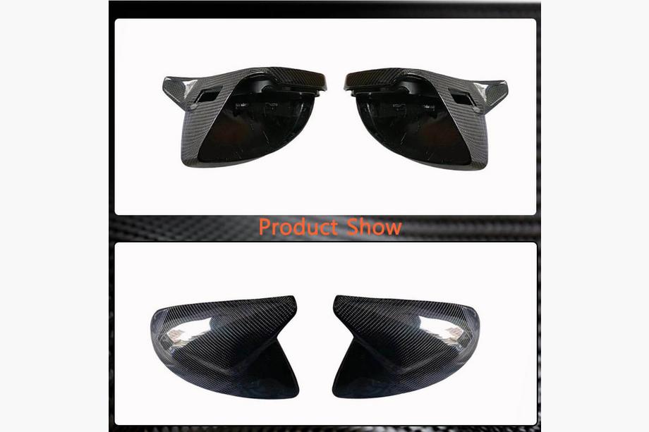 Audi A6 C8 2018–2025 Mirror Covers, Replacement Style (Carbon) V2 Photo 3