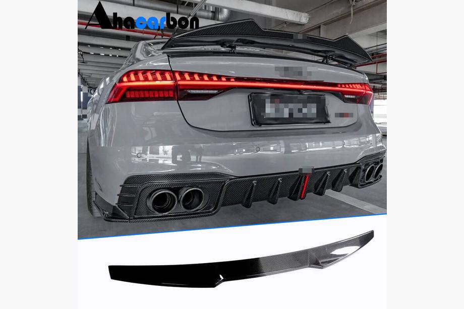 Audi A7 2018- Spoiler V3 (Carbon) Photo 8