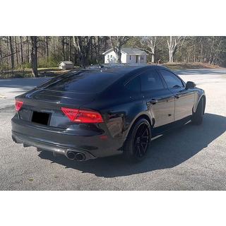 Rear Bumper Diffuser V2 (for S-Line, 2010-2014, Carbon) photo 2