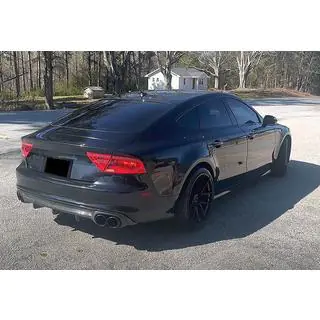 Rear Bumper Diffuser V2 (for S-Line, 2010-2014, Carbon) photo 2