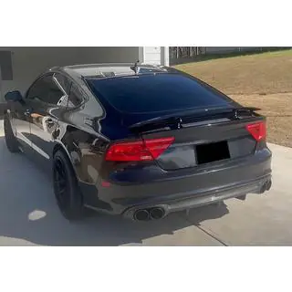 Rear Bumper Diffuser V2 (for S-Line, 2010-2014, Carbon) photo 3