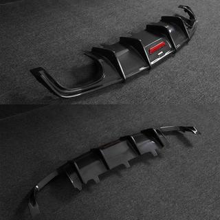 Rear Bumper Diffuser (for S-Line, 2014-2018, Carbon) photo 4