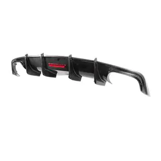 Rear Bumper Diffuser (for S-Line, 2014-2018, Carbon)