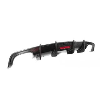 Rear Bumper Diffuser (for S-Line, 2014-2018, Carbon) photo 3