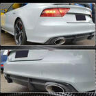 Audi A7 2010-2018 Rear Bumper Diffuser V3 (for S-Line, 2010-2014, Carbon) photo 4