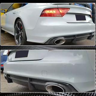 Rear Bumper Diffuser V3 (for S-Line, 2010-2014, Carbon) photo 4