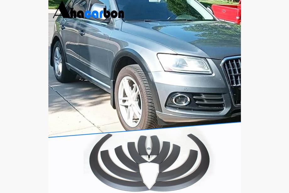 Audi Q5 2008-2017 Grey Fender Flares (ABS) Image