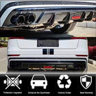 Audi Q8 2018- Rear Bumper Diffuser (Carbon) photo 2