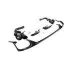 Audi Q8 2018- Rear bumper diffuser with exhaust tips (Black) photo 2