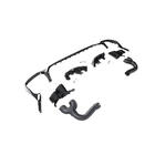 Audi Q8 2018- Rear bumper diffuser with exhaust tips (Black) photo 4