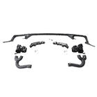 Audi Q8 2018- Rear bumper diffuser with exhaust tips (Black) photo 6