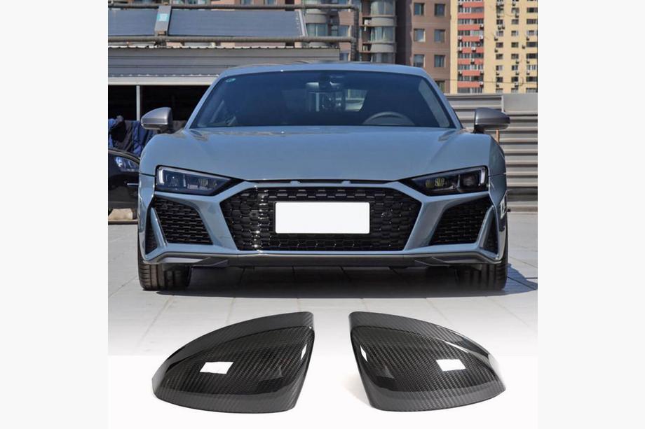 Audi R8 2015- Mirror Covers Replacement Style (Carbon) Image