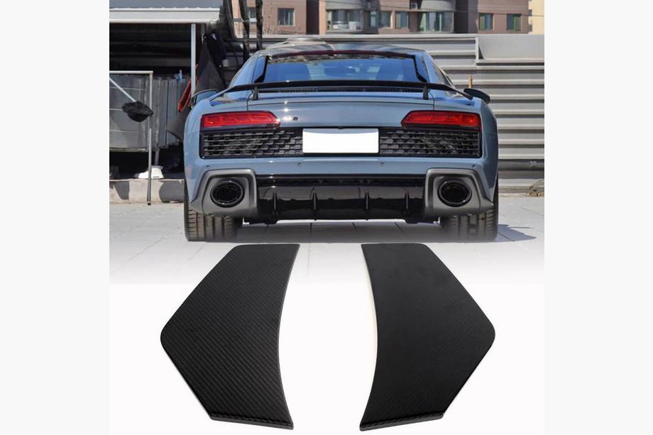 Audi R8 2015- Rear Bumper Splitters (for Spyder 2020+, Carbon) Image