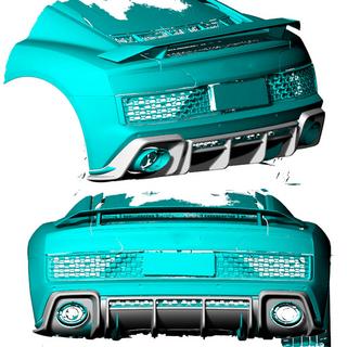 Rear Diffuser V2 (for Spyder 2020+, Carbon) photo 2