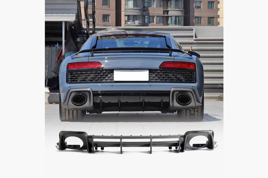 Audi R8 2015- Rear Diffuser V2 (for Spyder 2020+, Carbon) Image