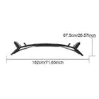 Audi R8 2015- Front Bumper Lip V1 Overlay (Carbon) photo 11