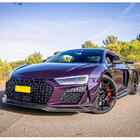 Audi R8 2015- Front Bumper Lip V2 (2023+, Carbon) photo 3