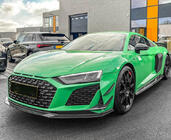 Audi R8 2015- Front Bumper Lip V2 (2023+, Carbon) photo 4