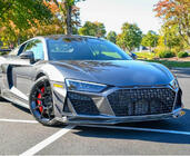 Audi R8 2015- Front Bumper Lip V2 (2023+, Carbon) photo 6